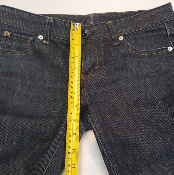 Armani Exchange Dark Blue/ Straight Leg Denim Women's Size 4 - Picture 6 of 12